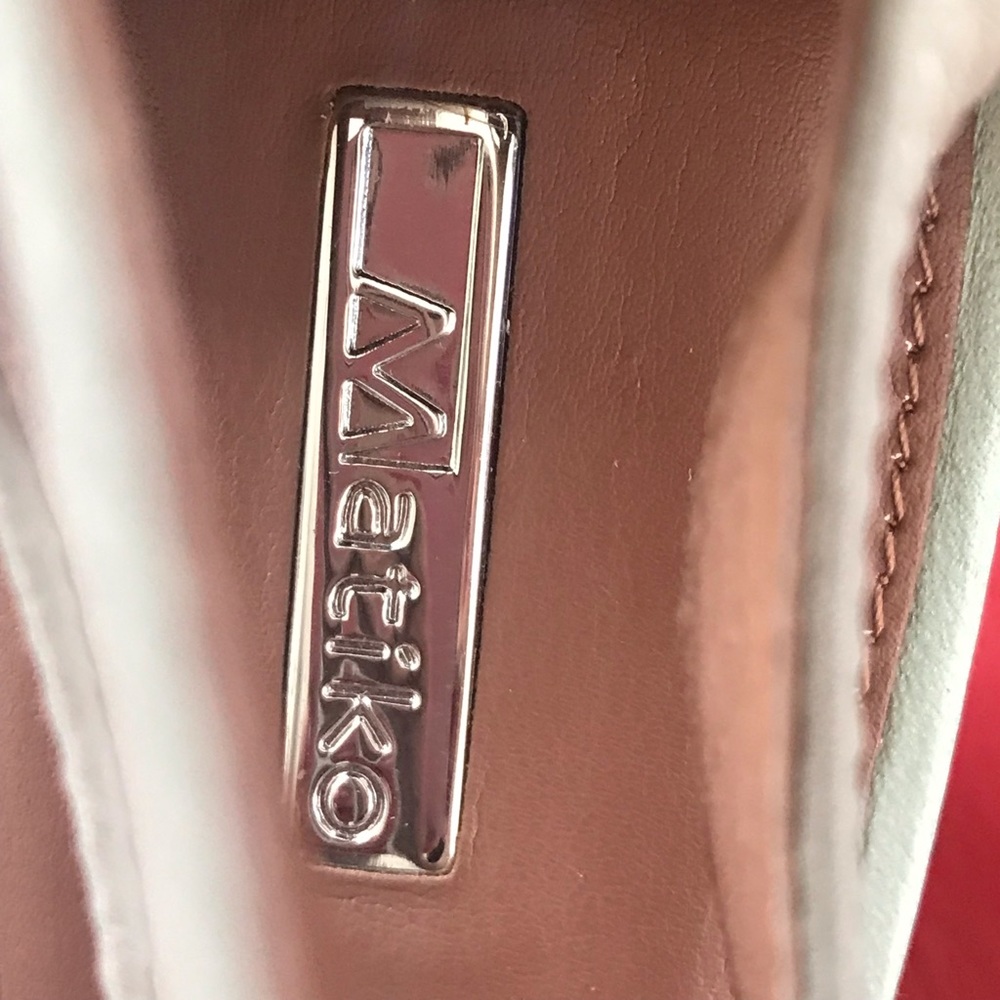 Matico All real leather 8,5 platforms tan New - Picture 4 of 8